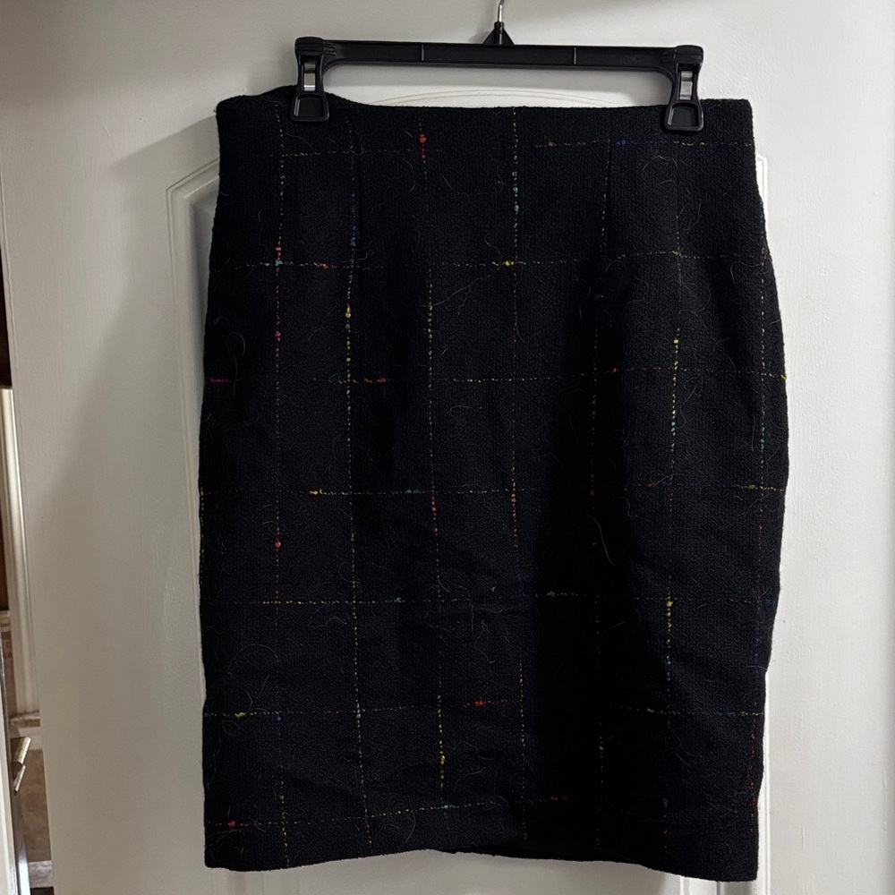 Carole Little Vintage Wool Skirt Size 14 Unused